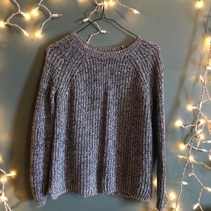 Grey Heathered Sweater